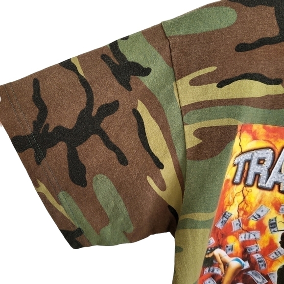 TRAVIS Scott x Diamond Supply Camoflauge Graphic Tee Shirt Small - Picture 3 of 8